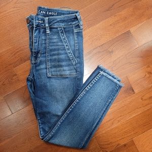 American Eagle Hi-Rise Jegging Crop - 8 Regular